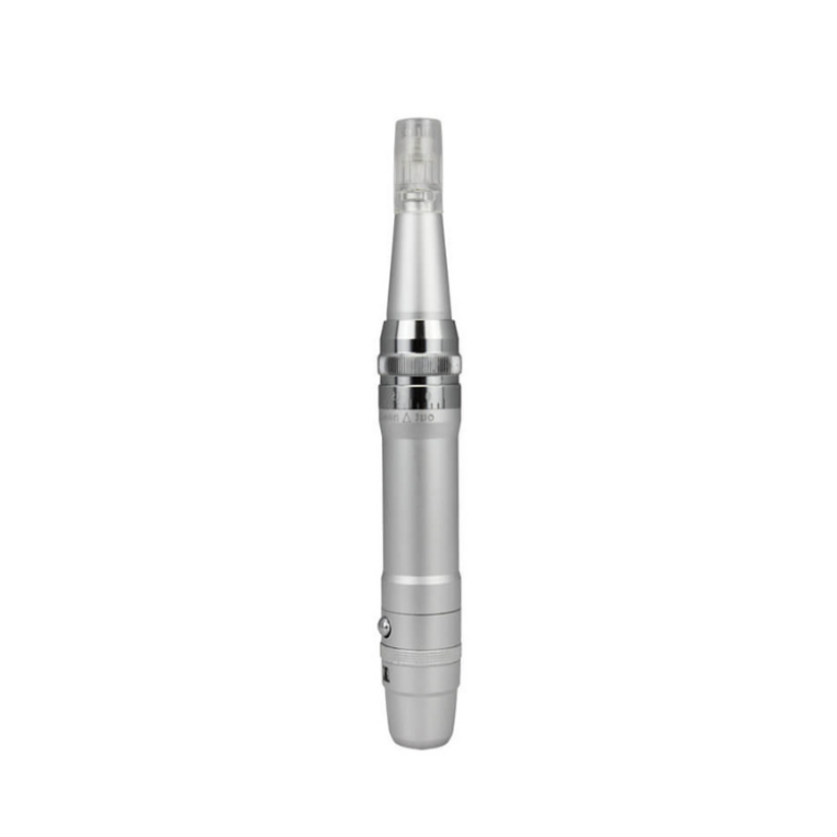 Close up of microneedling pen